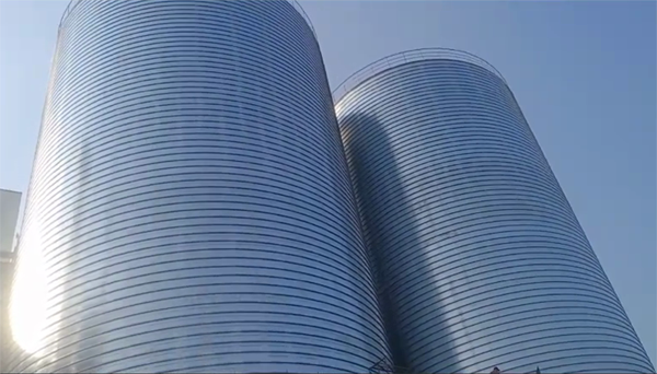 叶县2座混凝土高架卷板仓